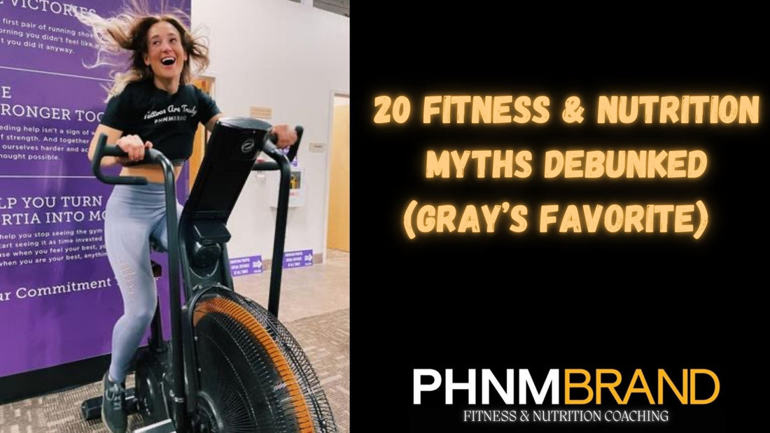 20 Common Fitness and Nutrition Myths DEBUNKED