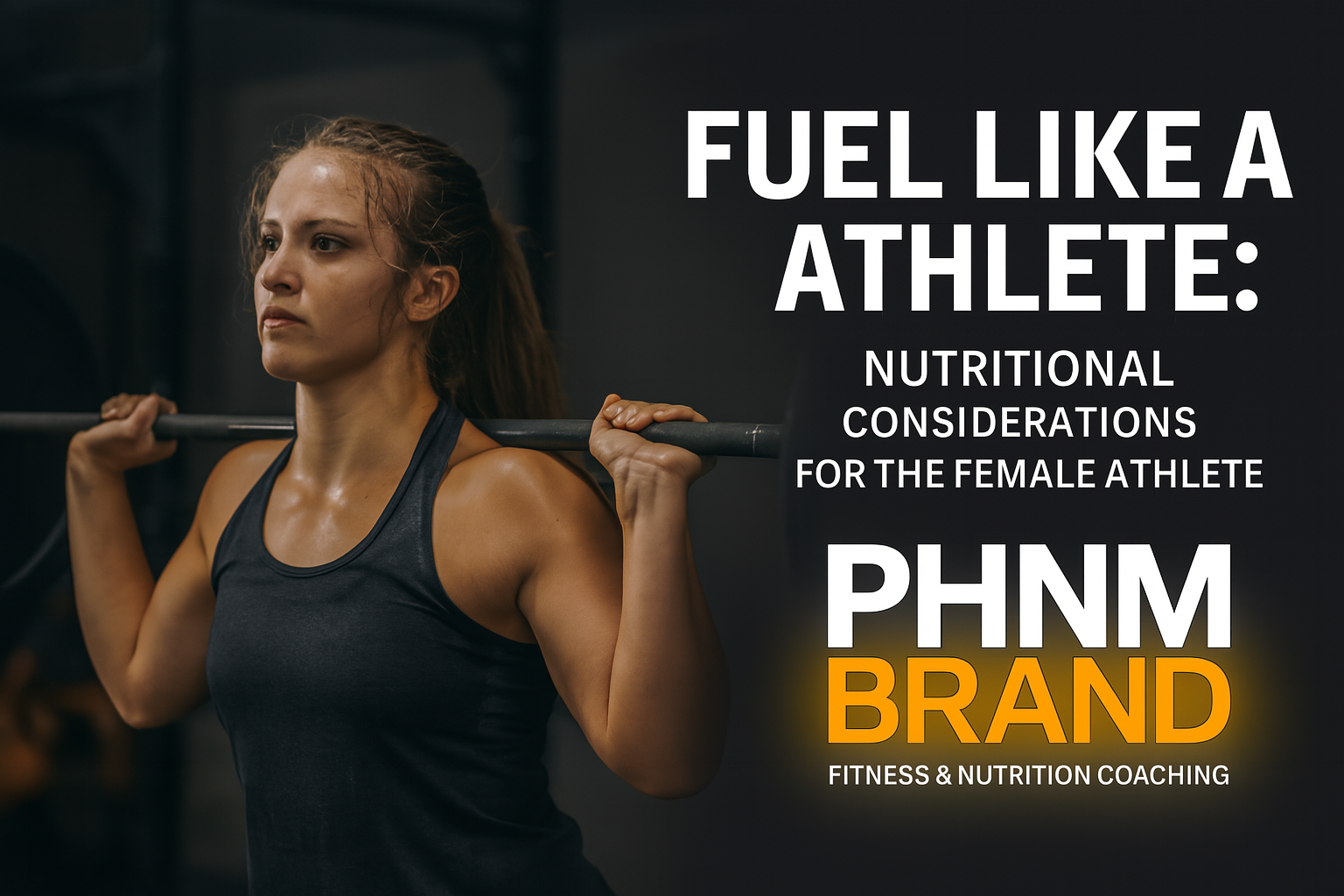 Fuel Like an Athlete: Nutritional Considerations for the Female Athlete