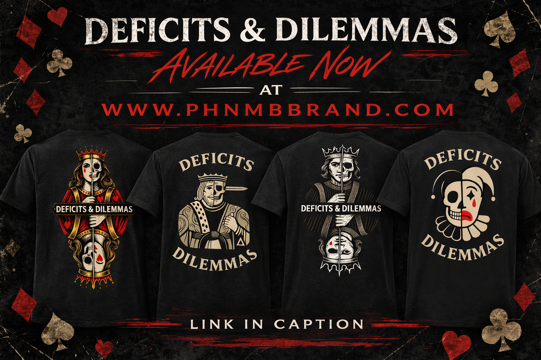 Deficits & Dilemmas Jiu-Jitsu T-Shirt Collection