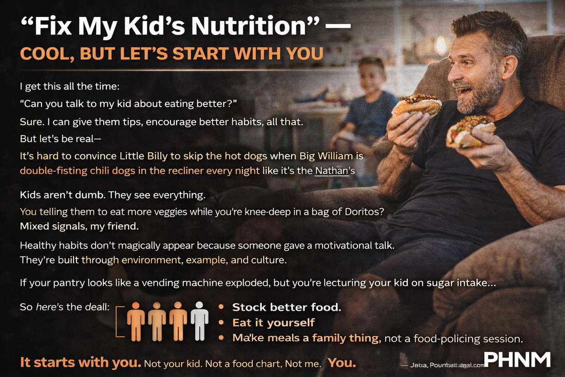 Your Kid Eats What You Teach — Not What You Preach