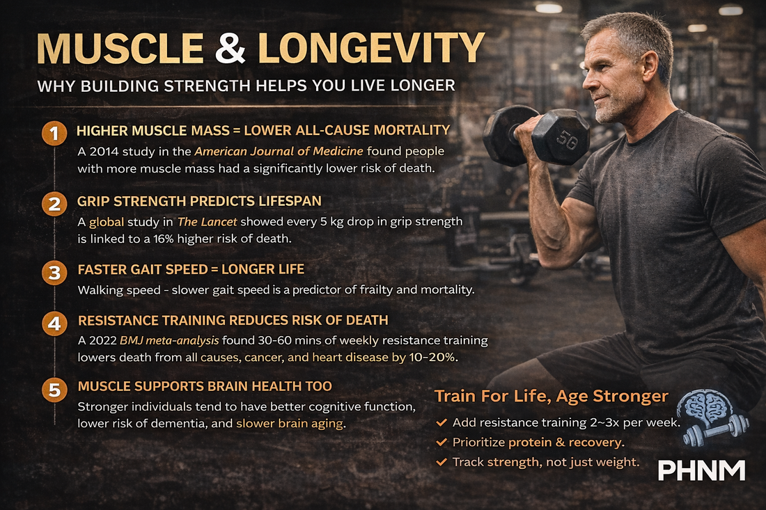 Muscle & Longevity: Why Building Strength Helps You Live Longer