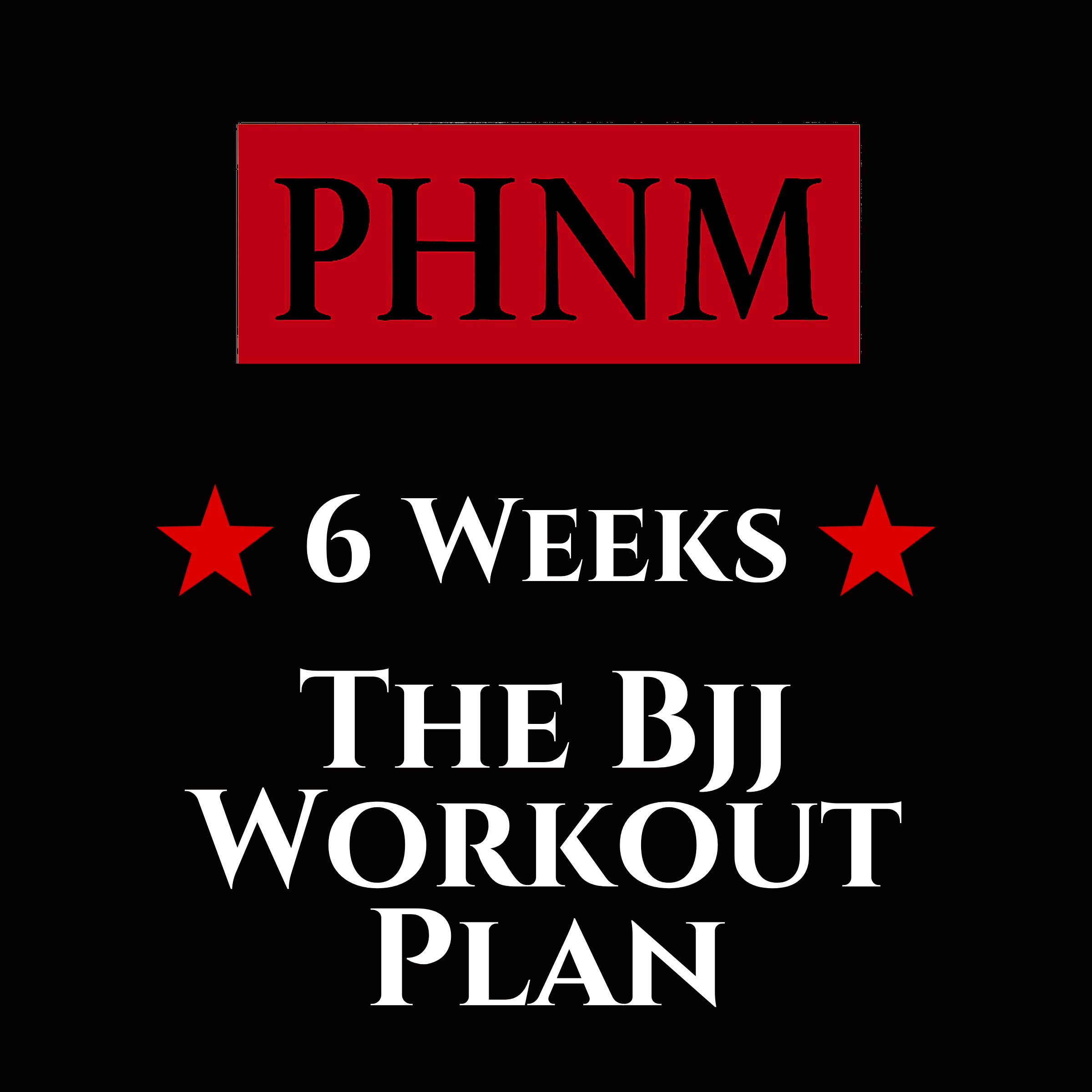 6 Week BJJ Competition Prep Workout – 3 Lift Days | Jiu Jitsu Strength Program | Digital Download